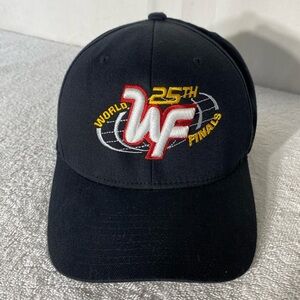 World Finals Embroidered Flex Fit Black Hat Cap L/XL